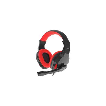 Casque de jeu Argon 100 avec microphone noir et rouge