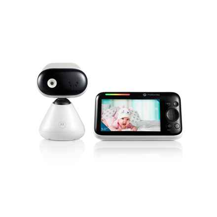 Motorola | Babyphone vidéo | PIP1500 5" | Écran couleur 5" avec résolution de 480 x 272 px ; Zoom numérique ; Connexion sécurisée et privée ; Indicateur LED de niveau sonore ; Conversation bidirectionnelle ; Surveillance de la température ambiante ; Visio