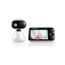 Motorola | Babyphone vidéo | PIP1500 5" | Écran couleur 5" avec résolution de 480 x 272 px ; Zoom numérique ; Connexion sécurisée et privée ; Indicateur LED de niveau sonore ; Conversation bidirectionnelle ; Surveillance de la température ambiante ; Visio