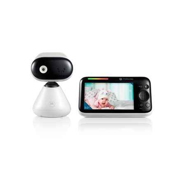 Motorola | Babyphone vidéo | PIP1500 5" | Écran couleur 5" avec résolution de 480 x 272 px ; Zoom numérique ; Connexion sécurisée et privée ; Indicateur LED de niveau sonore ; Conversation bidirectionnelle ; Surveillance de la température ambiante ; Visio