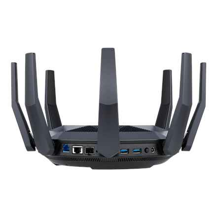 Processeur quad-core ASUS RT-AX89X 2,2 GHz, deux ports 10G, serveur multimédia USB 3.0 3G/4G