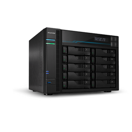 Asustor Lockerstor 10 AS6510T NAS Tower Intel Atom® C3538 8 GB DDR4 0 TB ADM Black