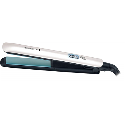 Remington  lisseur  s8500 shine therapy  système de chauffage en céramique  affichage oui  température max. 230 °c  nombre de niveaux de chauffage 9  argent