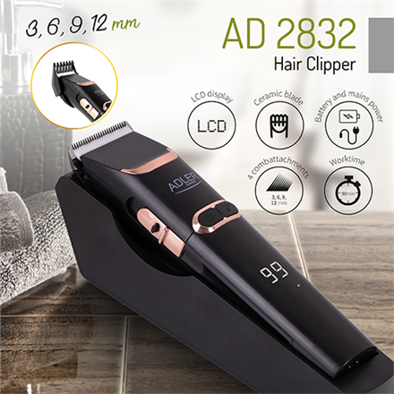Adler AD 2832 hair clipper Black