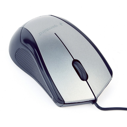 GEMBIRD MUS-3B-02-BG optical mouse 1000DPI USB Black space grey