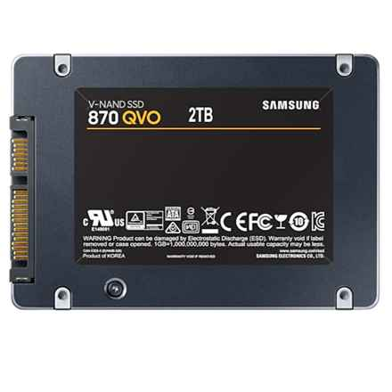Disque dur Samsung MZ-77Q2T0 2,5" 2 000 Go Serial ATA III V-NAND MLC