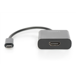 Digitus | USB Type-C to HDMI Adapter | DA-70852 | Black | USB Type-C | 0.15 m - 0