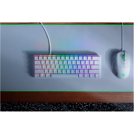 Clavier de jeu razer huntsman mini avec éclairage led rgb et câble us