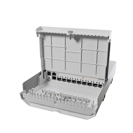 MIKROTIK CRS310-1G-5S-4S+OUT CLOUD SWITCH NETFIBER 9 1X GE 5X SFP 4X SFP+ ROUTEROS L5 "CRS310-1G-5S-4S+OUT" (timbru verde 2 lei)