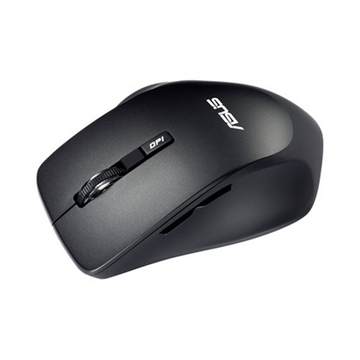 MOUSE Asus, "WT425", PC sau NB, wireless, 2.4GHz, optic, 1600 dpi, butoane/scroll 6/1, , negru, "90XB0280-BMU000" (timbru verde 0.18 lei)