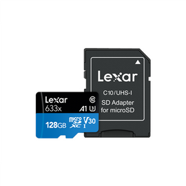 Lexar | High-Performance 633x | UHS-I | 128 GB | micro SDXC - 0