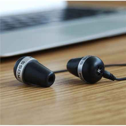 Koss | Casque audio | LE CLASSIQUE DU PLUG | Filaire | Intra-auriculaire | Antibruit | Noir