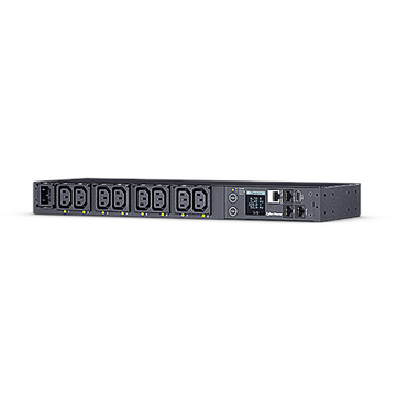PDU CYBER POWER 1U pt. rack 19 inch, 8 prize IEC, intrare IEC, max 12 A, sistem management, "PDU41004" (timbru verde 4 lei)