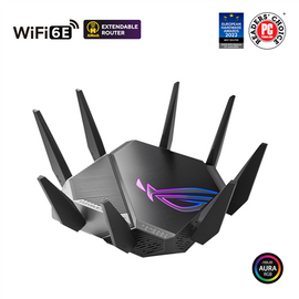 ASUS GT-AXE11000 wireless router Gigabit Ethernet Tri-band (2.4 GHz / 5 GHz / 6 GHz) Black