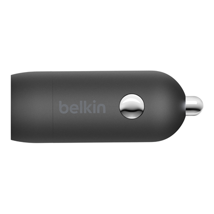 Belkin Boost Charge 20W USB-C Power Delivery Car Charger, Black