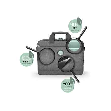PORT DESIGNS | Sacoche Yosemite Eco TL pour ordinateur portable 13/14 | Sacoche pour ordinateur portable | Gris | Bandoulière