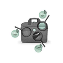 PORT DESIGNS | Sacoche Yosemite Eco TL pour ordinateur portable 13/14 | Sacoche pour ordinateur portable | Gris | Bandoulière
