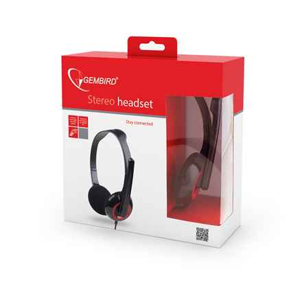 Gembird MHS-002 Noir/Rouge