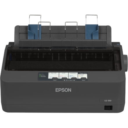 Imprimanta Matriciala Epson LQ-350, A4, Functii: Imprimare, Viteza de Printare Monocrom: , Viteza de printare color: 86-347 chars, Conectivitate:Retea, Duplex:, ADF:, (Timbru Verde 23lei) "C11CC25001"(RAPO)
