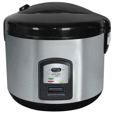 Cuiseur à riz Adler AD 6406 | Adler | AD 6406 | 1000 W | Noir, Acier inoxydable