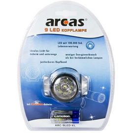 Arcas | Headlight | ARC9 | 9 LED | 4 lighting modes - 0