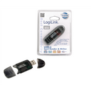 Logilink | Cardreader USB 2.0 Stick external for MMC, RS-MMC, SD and SD HC-2