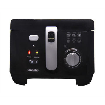 Mesko | Deep fryer | MS 4908 | Power 1800 W | Capacity 2.5 L | Black - 0
