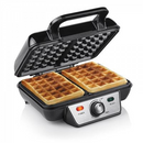 Tristar | Waffle maker | WF-2195 | 1000 W | Number of pastry 2 | Belgium | Black-2