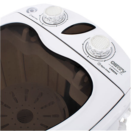 Lave-linge camry premium cr 8054 chargement par le haut 3 kg marron blanc