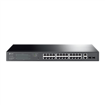 TP-Link 28-Port Gigabit Easy Smart Switch with 24-Port PoE+ - 0