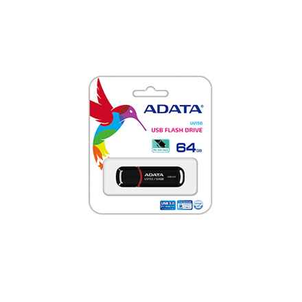 Clé USB ADATA DashDrive UV150 64 Go USB Type-A 3.2 Gen 1 (3.1 Gen 1) Noir
