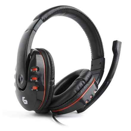 Casque/micro-casque filaire Gembird GHS-402 pour jeux vidéo, noir