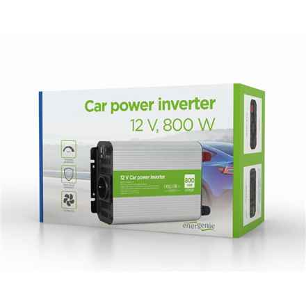 EnerGenie | Onduleur 12 V pour voiture, 800 W | EG-PWC800-01