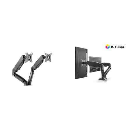 Support pour deux écrans IB-MS304-T jusqu'à 32 pouces (81 cm)