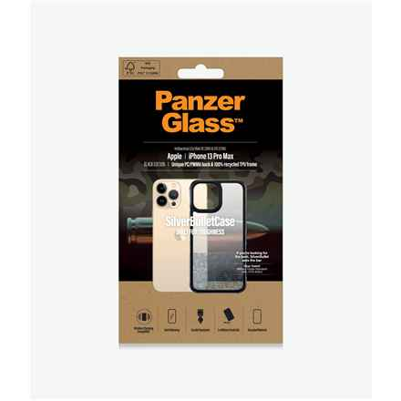 Coque PanzerGlass™ Silverbullet pour Apple iPhone 13 Pro Max Noir AB