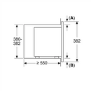 Bosch | Four à micro-ondes | BFL623MS3 | Encastrable | 20 L | 800 W | Acier inoxydable