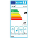 CATA | Hood | TFH 6630 WH | Telescopic | Energy efficiency class A+ | Width 60 cm | 605 m³/h | Touch control | LED | White-1