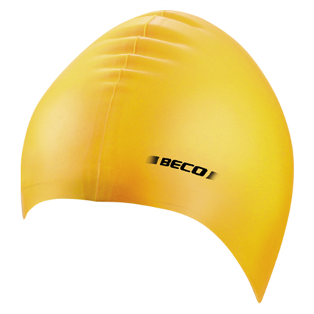 Silicone swimming cap BECO 7390 2 yellow, unisex