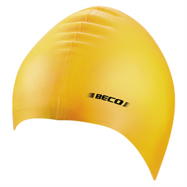 Silicone swimming cap BECO 7390 2 yellow, unisex