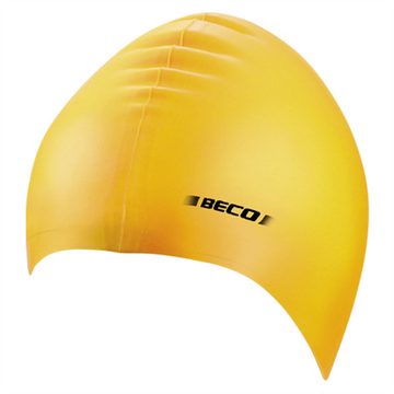 Silicone swimming cap BECO 7390 2 yellow, unisex