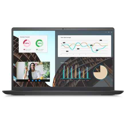 Dell | Vostro 15 3530 | Noir | 15,6 pouces | WVA | Full HD | 1920 x 1080 | Antireflet | Intel Core i3 | i3-1305U | 8 Go | DDR4 | Capacité du SSD : 512 Go | Carte graphique Intel UHD | Windows 11 Pro | 802.11ac | Langue du clavier : anglais | Clavier rétro