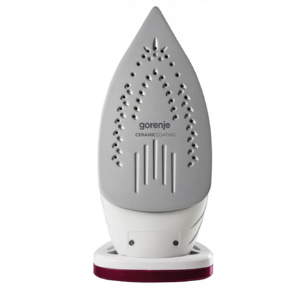 Gorenje | Fer à vapeur | SIH3000RBC | Fer à vapeur | 3000 W | Réservoir d'eau : 350 ml | Débit vapeur continu : 40 g/min | Effet pressing : 105 g/min | Rouge/Blanc