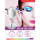 Adler | Miroir | AD 2159 | 15 cm | Miroir LED | Chrome