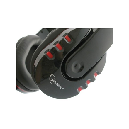 Casque/micro-casque filaire Gembird GHS-402 pour jeux vidéo, noir