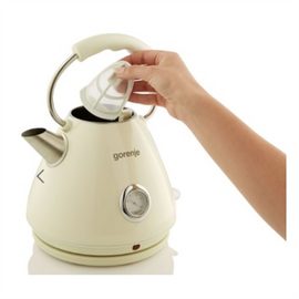 Gorenje | K17CLI | Standard | 2200 W | 1.7 L | Plastic/ metal | 360° rotational base | Cream - 0