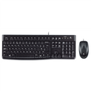 LOGITECH MK120 Corded Combo - BLACK - USB - US INT'L - EER