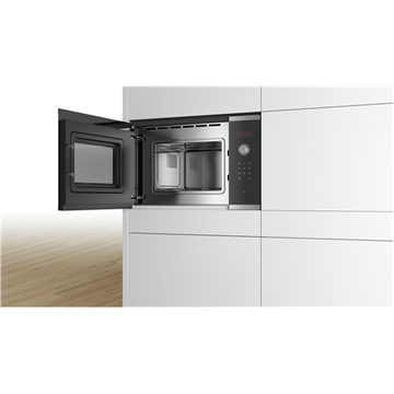 Bosch | Microwave Oven | BFL523MS0 | Built-in | 20 L | 800 W | Stainless steel/Black - 0