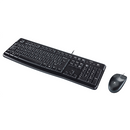 LOGITECH MK120 Corded Combo - BLACK - USB - US INT'L - EER-7