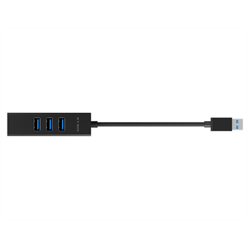 Raidsonic | 4 Port Hub with USB 3.0 Type-A, Type-C, Gigabit LAN | Icy Box IB-HUB1419-LAN