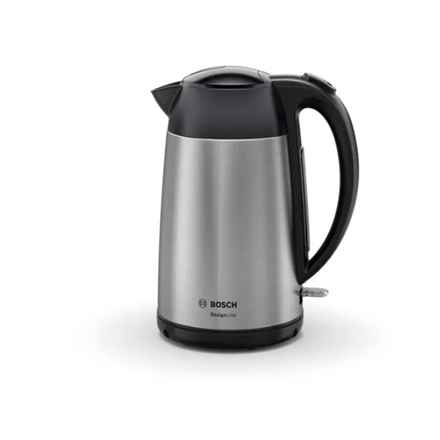 Bouilloire électrique Bosch TWK3P420 1,7 L 2400 W Noir, Acier inoxydable